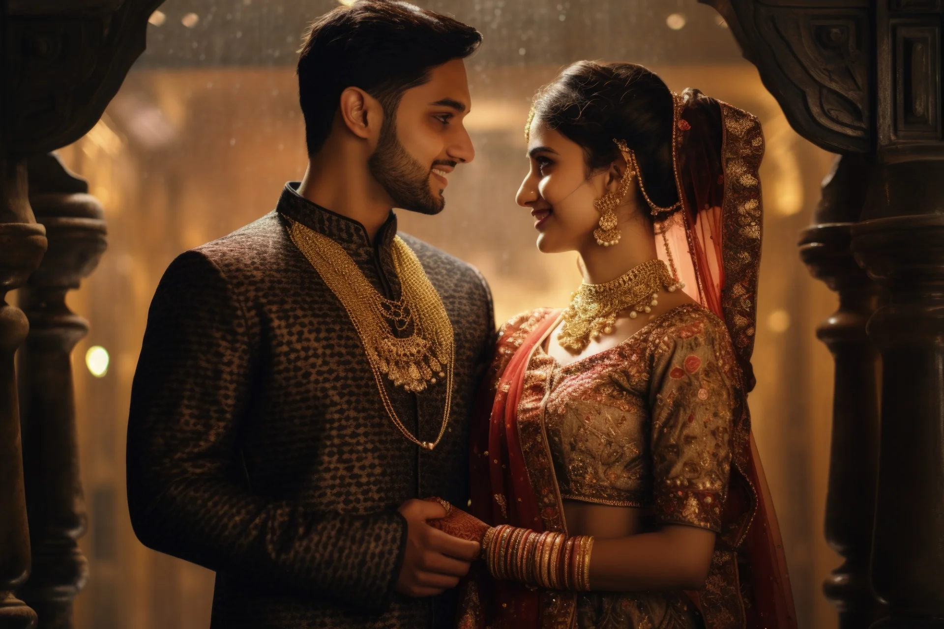 Cinematic wedding photograph by Guru Art